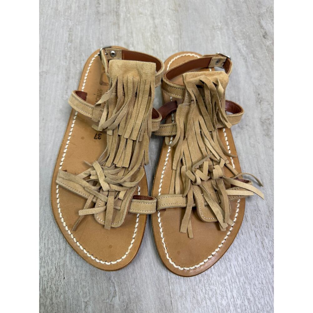 K. Jacques Fringe Sandals Size 37